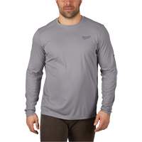 Workskin Lightweight Shirt, Men's, Small, Grey Fastek