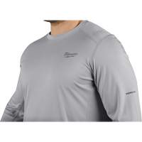 Workskin Lightweight Shirt, Men's, Small, Grey Fastek