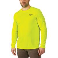 Workskin Lightweight High Visibility Shirt, Men's, Small, Yellow Fastek