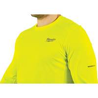 Workskin Lightweight High Visibility Shirt, Men's, Small, Yellow Fastek