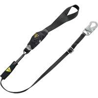 V-Series Utility Energy Absorbing Lanyard, 6', Snap Hook Center, Snap Hook Leg Ends, Nylon Fastek