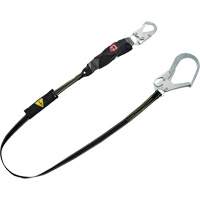 V-Series Welding Shock Absorbing Lanyard, 6', Snap Hook Center, Snap Hook Leg Ends, Kevlar&reg;/Nomex&reg; Fastek