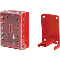 Ultra Compact Lock Box, Red Fastek