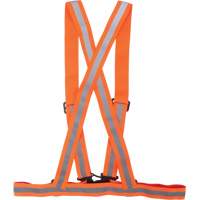 Traffic Harness, High Visibility Orange, Silver Reflective Colour, Medium Fastek