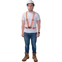 Traffic Harness, High Visibility Orange, Silver Reflective Colour, Medium Fastek