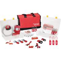 Premier Lockout Kit with Zenex Thermoplastic Locks, Electrical Kit, 27 Components Fastek