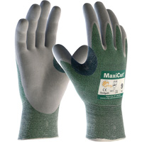 Gants en tissu technique r&eacute;sistant aux coupures ATG MaxiCut, Taille Grand, Calibre 15, Rev&ecirc;tement Nitrile, Enveloppe en Fil technique, ASTM ANSI niveau A2/EN 388 niveau 3/EN 388 niveau B Fastek