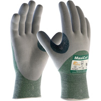 Gants en tissu technique r&eacute;sistant aux coupures ATG MaxiCut, Taille Grand, Calibre 15, Rev&ecirc;tement Nitrile, Enveloppe en Fil technique, ASTM ANSI niveau A2/EN 388 niveau 3/EN 388 niveau B Fastek
