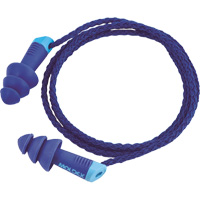 Alphas™ Metal Detectable Reusable Earplugs, Corded, One-Size, Bulk - Polybag, 27 NRR dB SGZ850 | Fastek