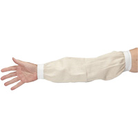 Sleeves, 18", Cotton, White Fastek