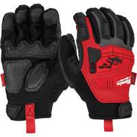 Impact Demolition Gloves, Small, Grain Leather Palm SGZ925 | Fastek