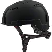 Helmet with Bolt™ Headlamp Mount, Ratchet, Black SHA041 | Fastek