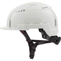 Front-Brim Helmet with Bolt™ Headlamp Mount, Ratchet, White SHA045 | Fastek