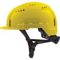 Front-Brim Helmet with Bolt™ Headlamp Mount, Ratchet, Yellow SHA047 | Fastek