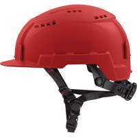 Front-Brim Helmet with Bolt™ Headlamp Mount, Ratchet, Red SHA053 | Fastek