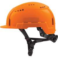 Front-Brim Helmet with Bolt™ Headlamp Mount, Ratchet, Orange SHA057 | Fastek