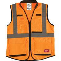 Veste de s&eacute;curit&eacute; haute performance, Orange haute visibilit&eacute;, 4T-Grand/5T-Grand Fastek