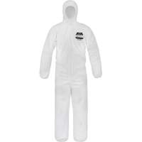 Safegard GP Coveralls, Medium, White, SMMS Fastek