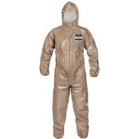 Coveralls, ChemMax 4 Plus, Large, Brown Fastek