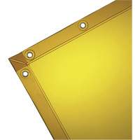 Welding Curtain, 72" x 72", High Transparency, Yellow SHA420 | Fastek
