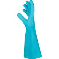 Flextril™ Chemical Gloves, Size 7, 12.5" L, Nitrile, Nylon Inner Lining SHA616 | Fastek