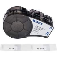 Aggressive Adhesive Multi-Purpose Labels with Ribbon, Black Fastek