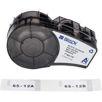 Harsh Environment Multi-Purpose Labels with Ribbon, Black Fastek