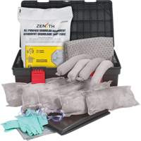 Tool Box Spill Kit, Universal, Bin, 31 US gal. Absorbancy Fastek