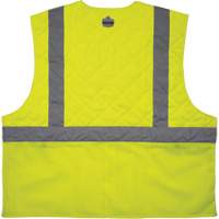Chill-Its 6668 Safety Cooling Vest, Small, High Visibility Lime-Yellow SHB413 | Fastek