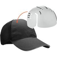 Skullerz 8946 Standard Baseball Cap with Bump Cap Insert, Black SHB490 | Fastek