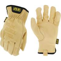 Driver's Work Gloves, 8, Grain Cowhide Palm Fastek
