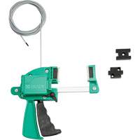 Green Clamping Cable Lockout, 8' Length SHB865 | Fastek