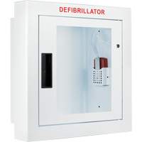 Semi-Recessed Large Cabinet with Alarm, Zoll AED Plus<sup>®</sup>/Zoll AED 3™/Cardio-Science/Physio-Control For, Non-Medical SHC007 | Fastek
