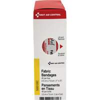 SmartCompliance&reg; Refill Adhesive Bandages, Rectangular/Square, 3", Fabric, Non-Sterile Fastek