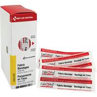 SmartCompliance&reg; Refill Adhesive Bandages, Rectangular/Square, 3", Fabric, Non-Sterile Fastek