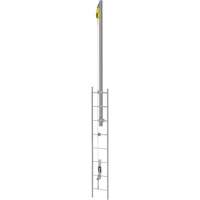 Latchways<sup>®</sup> Vertical Ladder Lifeline with SRL Ladder Extension Post Kit, Stainless Steel SHC056 | Fastek
