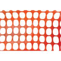 Heavy-Duty Safety Fence, 100' L x 4' W, Orange Fastek