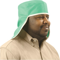 Weldlite Welding Cap With Neck Drape, One Size, Green Fastek
