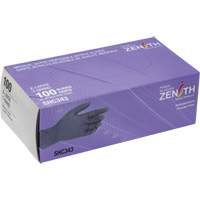 Medical Grade Disposable Gloves, X-Large, Nitrile, 6-mil, Powder-Free, Black, Class 2 Fastek