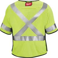 Gilet de s&eacute;curit&eacute; &agrave; maille d&eacute;tachable, Noir/Jaune lime haute visibilit&eacute;, Moyen/Petit Fastek