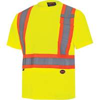 6991 Chandail de s&eacute;curit&eacute; en il-de-perdrix, Polyester, Petit, Jaune lime haute visibilit&eacute; Fastek