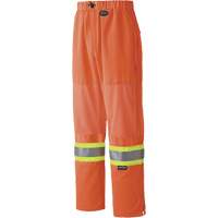 6001P Pantalon de s&eacute;curit&eacute; routi&egrave;re, Polyester, T-petit, Orange haute visibilit&eacute; Fastek