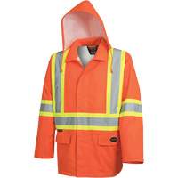5626 Veste de s&eacute;curit&eacute; The Rock 300D imperm&eacute;able, Polyester, Orange haute visibilit&eacute;, Moyen Fastek