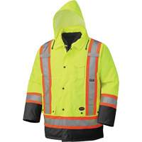 5021BB Manteau imperm&eacute;able 7 en 1, Jaune lime haute visibilit&eacute;, T-petit Fastek