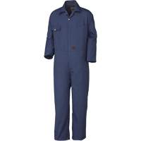 515T Coveralls with Zipper, Men's, Navy Blue, Size 40 Fastek
