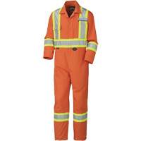 5513T Combinaison pour lavage industriel, 40 (grand taille), Orange haute visibilit&eacute; Fastek
