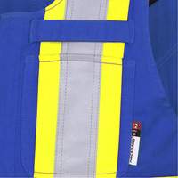 7714 FR-Tech&reg; Flame-Resistant Overalls, Small, Royal Blue Fastek