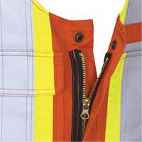 7712 FR-Tech&reg; Flame-Resistant Overalls, Small, High Visibility Orange Fastek