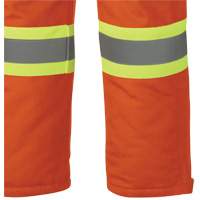 5534A Flame-Resistant Quilted Safety Overalls, Small, Orange Fastek