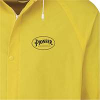 577J Rain Jacket, Polyester/PVC, Small, Yellow Fastek